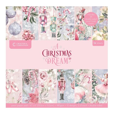 Crafter's Companion A Christmas Dream 6x6 Inch Paper Pad (SS-ACD-PAD6) Crafter's Companion A Christmas Dream 6x6 Inch Paper Pad (SS-ACD-PAD6)