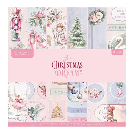 Crafter's Companion A Christmas Dream 8x8 Inch Topper Pad (SS-ACD-TOP8) Crafter's Companion A Christmas Dream 8x8 Inch Topper Pad (SS-ACD-TOP8)