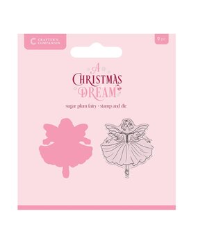 Crafter's Companion A Christmas Dream Stamp & Die Sugar Plum Fairy (SS-ACD-STD-SPF) Crafter's Companion A Christmas Dream Stamp & Die Sugar Plum Fairy (SS-ACD-STD-SPF)