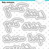 Studio Light Baby Sentiments Cutting Dies (SL-ES-CD169) (OUTLET) Studio Light Baby Sentiments Cutting Dies (SL-ES-CD169) (OUTLET)
