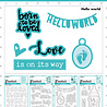 Studio Light Hello World Cutting Dies (SL-ES-CD170) (OUTLET) Studio Light Hello World Cutting Dies (SL-ES-CD170) (OUTLET)