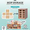 Studio Light MDF Storage Half Box Acrylic Pens (SL-ES-MDF18) (OUTLET) Studio Light MDF Storage Half Box Acrylic Pens (SL-ES-MDF18) (OUTLET)
