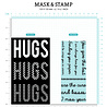 Studio Light Hugs Sentiments Essentials Mask & Stamp (SL-ES-MST04) (OUTLET) Studio Light Hugs Sentiments Essentials Mask & Stamp (SL-ES-MST04) (OUTLET)