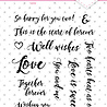 Studio Light Sentiments/Wishes Love Clear Stamps (SL-ES-STAMP179) (OUTLET) Studio Light Sentiments/Wishes Love Clear Stamps (SL-ES-STAMP179) (OUTLET)
