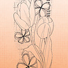 Studio Light Tulips Grunge Stamps (SL-GR-STAMP394) (OUTLET) Studio Light Tulips Grunge Stamps (SL-GR-STAMP394) (OUTLET)