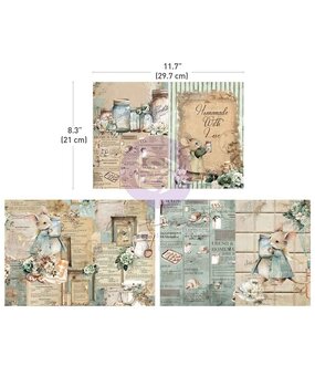 Prima Marketing Inc The Home Baker A4 Decoupage Sheets (679682) Prima Marketing Inc The Home Baker A4 Decoupage Sheets (679682)