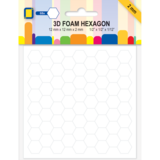 JEJE Produkt 3D Foam Hexagon 12 mm x 12 mm x 2 mm (3.2882)
