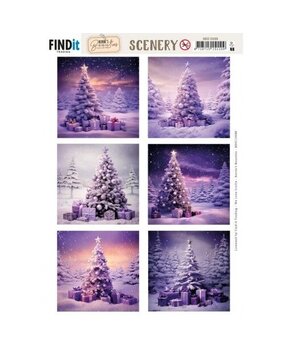 Berrie's Beauties Purple Pines Scenery Push Out Square (BBSC10088) Berrie's Beauties Purple Pines Scenery Push Out Square (BBSC10088)