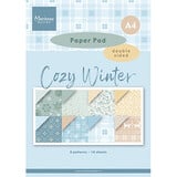 Marianne Design Cozy Winter A4 Pretty Papers Bloc (PK9212)