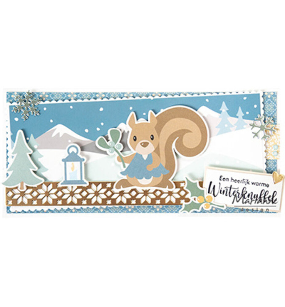 Marianne Design Cozy Winter A4 Pretty Papers Bloc (PK9212) Marianne Design Cozy Winter A4 Pretty Papers Bloc (PK9212)