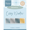 Marianne Design PRE-ORDER Cozy Winter A5 Metallics Paper Set (PK9214) Marianne Design PRE-ORDER Cozy Winter A5 Metallics Paper Set (PK9214)