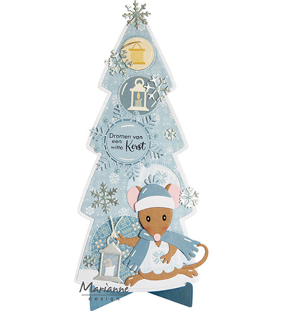 Marianne Design Cozy Winter A5 Metallics Paper Set (PK9214)