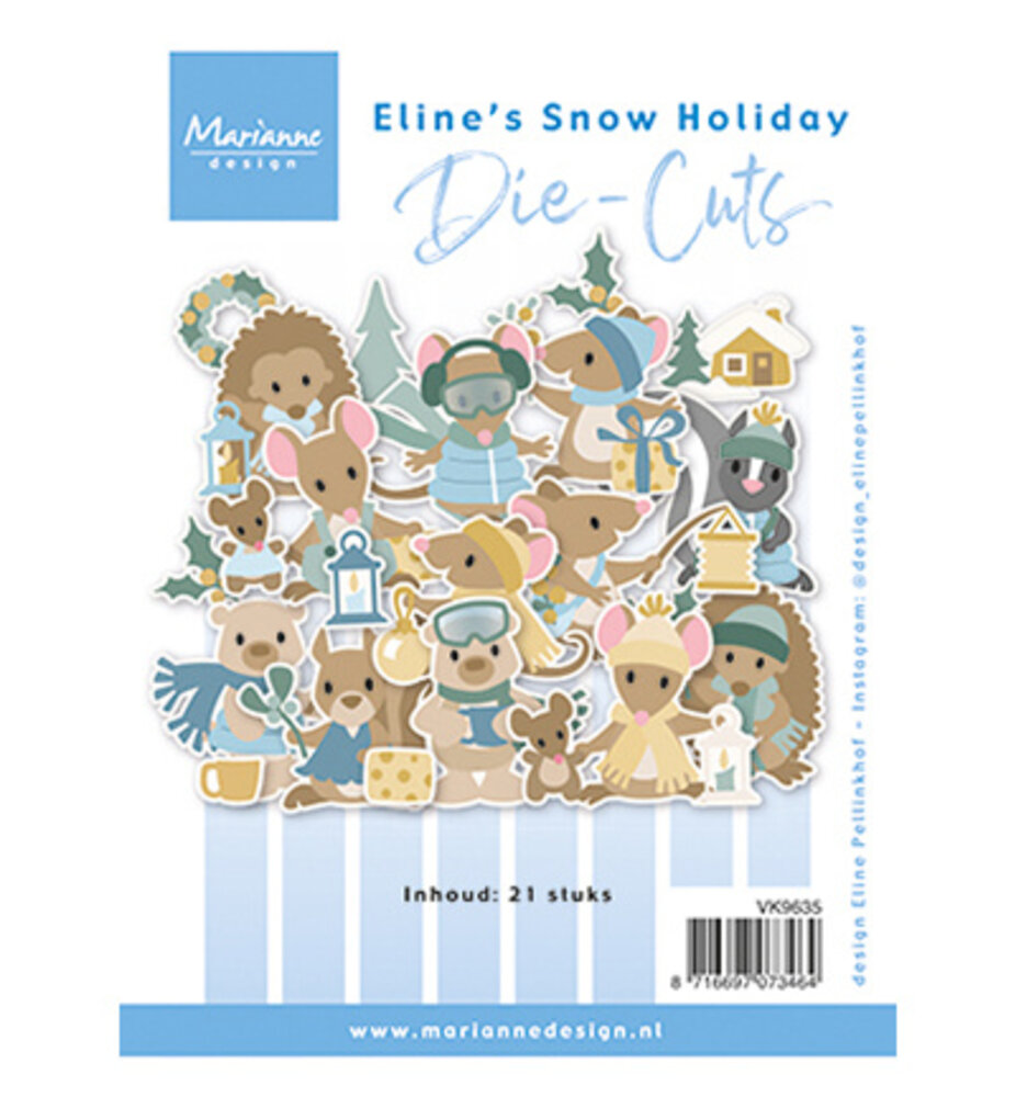 Marianne Design Die-cuts Eline's Snow Holiday (VK9635) Marianne Design Die-cuts Eline's Snow Holiday (VK9635)