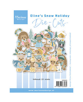 Marianne Design Die-cuts Eline's Snow Holiday (VK9635) Marianne Design Die-cuts Eline's Snow Holiday (VK9635)