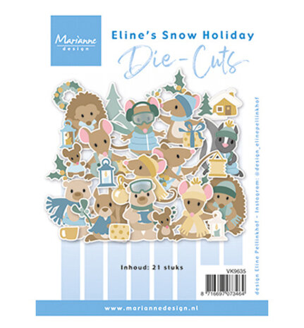 Marianne Design Die-cuts Eline's Snow Holiday (VK9635) Marianne Design Die-cuts Eline's Snow Holiday (VK9635)