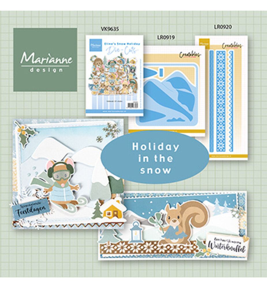 Marianne Design Die-cuts Eline's Snow Holiday (VK9635) Marianne Design Die-cuts Eline's Snow Holiday (VK9635)