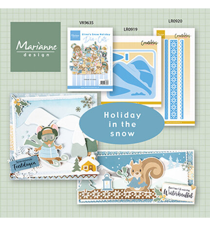 Marianne Design Die-cuts Eline's Snow Holiday (VK9635) Marianne Design Die-cuts Eline's Snow Holiday (VK9635)