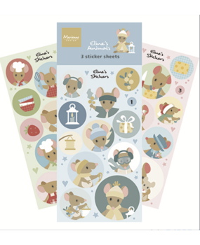 Marianne Design Eline's Mice Stickers (CA3207) Marianne Design Eline's Mice Stickers (CA3207)