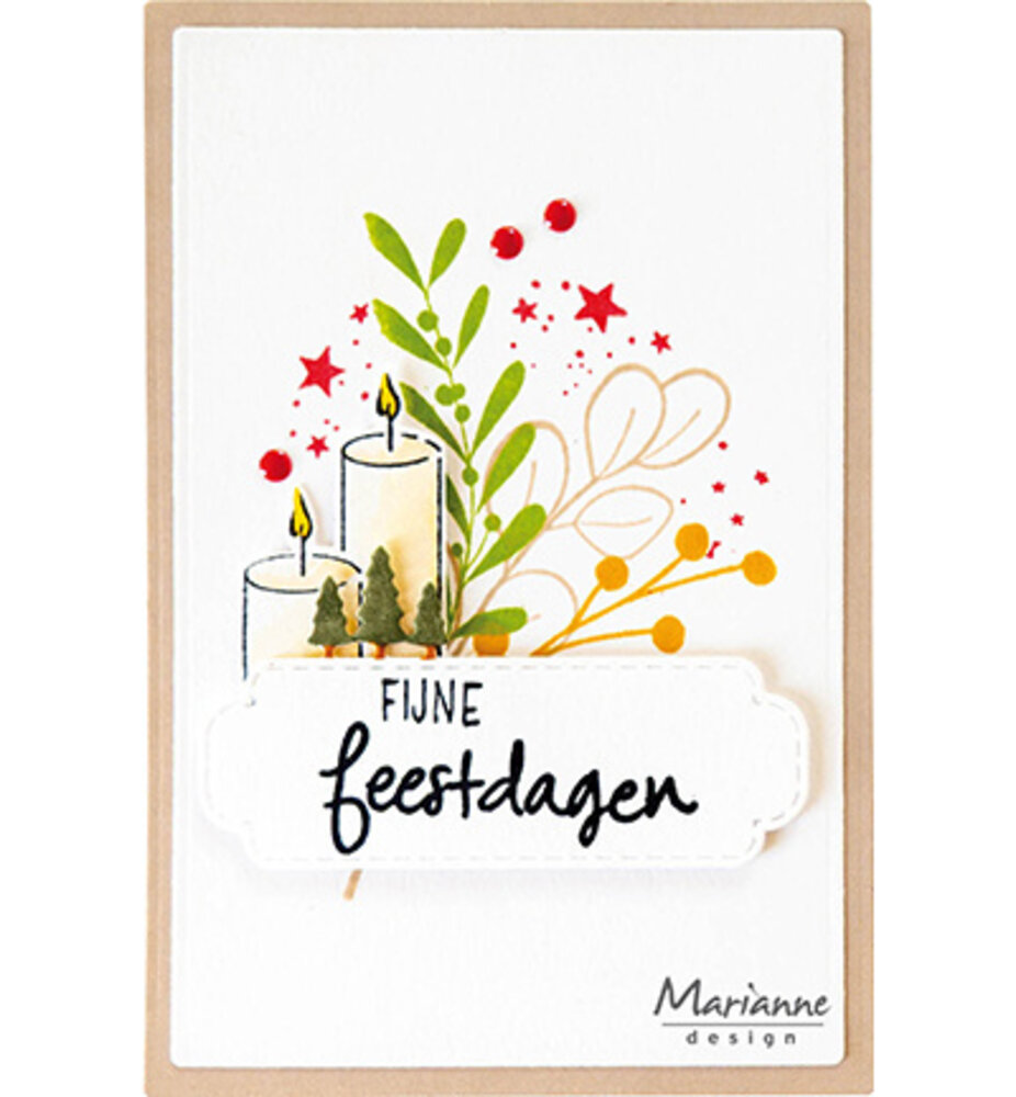 Marianne Design Silhouette Art Clear Stamps Eucalyptus Twig (CS1181) Marianne Design Silhouette Art Clear Stamps Eucalyptus Twig (CS1181)