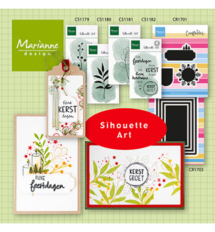 Marianne Design Silhouette Art Clear Stamps Eucalyptus Twig (CS1181) Marianne Design Silhouette Art Clear Stamps Eucalyptus Twig (CS1181)