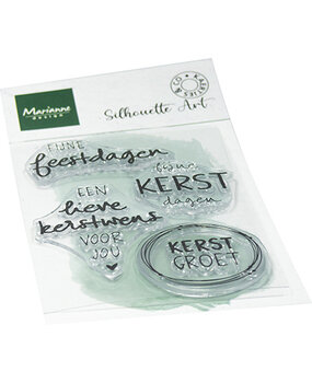 Marianne Design Clear Stamps Kerstwensen (CS1182)