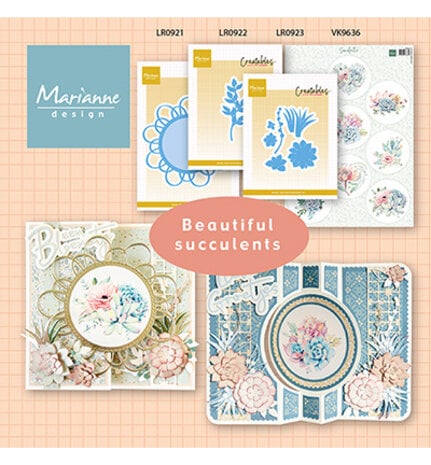 Marianne Design Creatables Succulent Set (LR0923) Marianne Design Creatables Succulent Set (LR0923)