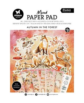 Studio Light Essentials Autumn in the Forest A5 Mixed Paper Pad (SL-ES-MPP370) Studio Light Essentials Autumn in the Forest A5 Mixed Paper Pad (SL-ES-MPP370)