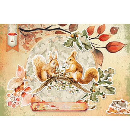 Studio Light Essentials Autumn in the Forest A5 Mixed Paper Pad (SL-ES-MPP370) Studio Light Essentials Autumn in the Forest A5 Mixed Paper Pad (SL-ES-MPP370)