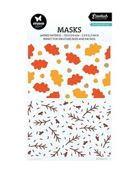 Studio Light Essentials Masking Stencil Leaf Background (SL-ES-MASK372)