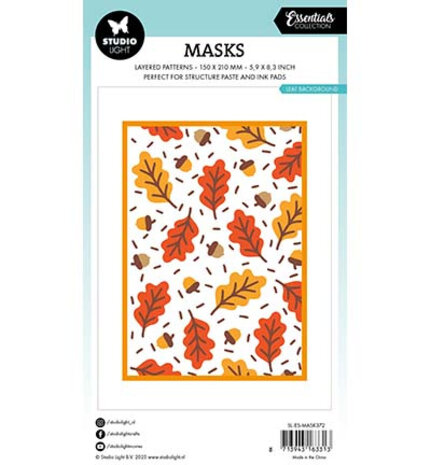 Studio Light Essentials Masking Stencil Leaf Background (SL-ES-MASK372)