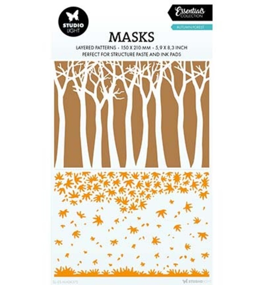 Studio Light Essentials Masking Stencil Autumn Forest (SL-ES-MASK373)