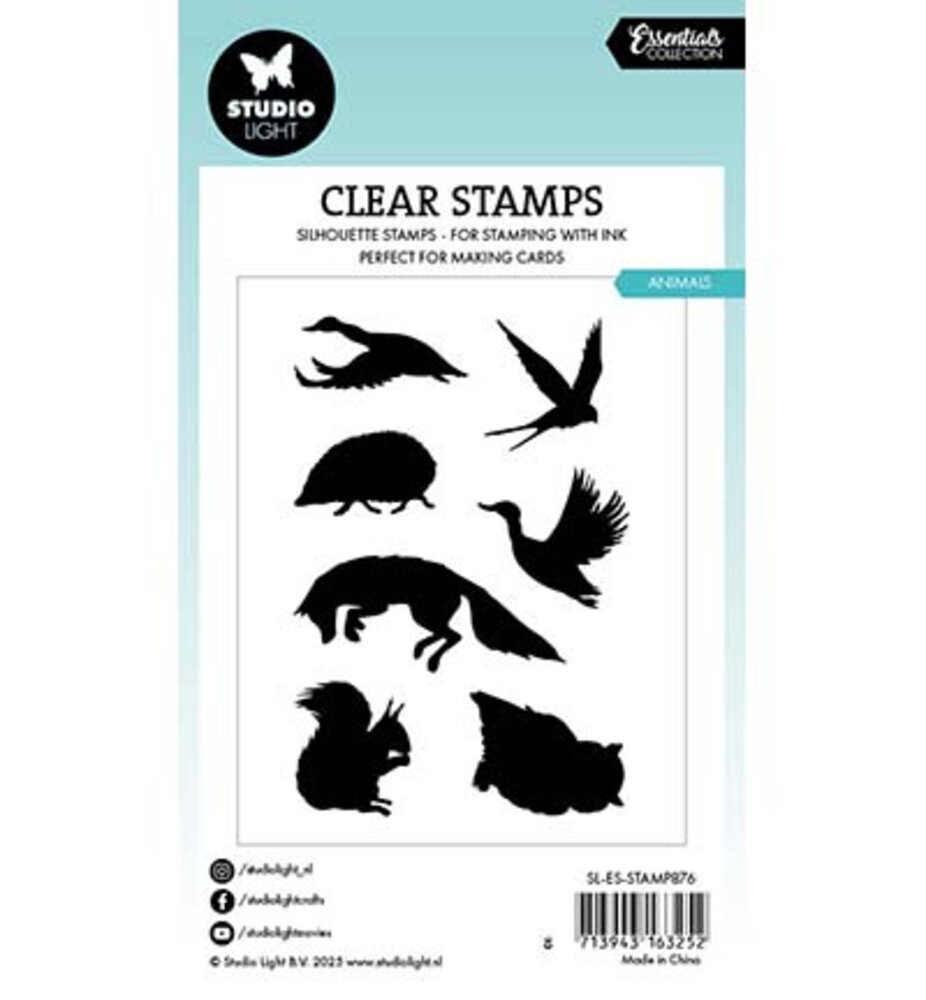 Studio Light Essentials Clear Stamps Animals (SL-ES-STAMP876) Studio Light Essentials Clear Stamps Animals (SL-ES-STAMP876)