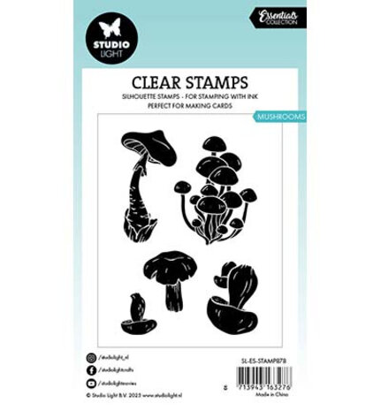 Studio Light Essentials Clear Stamps Mushrooms (SL-ES-STAMP878) Studio Light Essentials Clear Stamps Mushrooms (SL-ES-STAMP878)