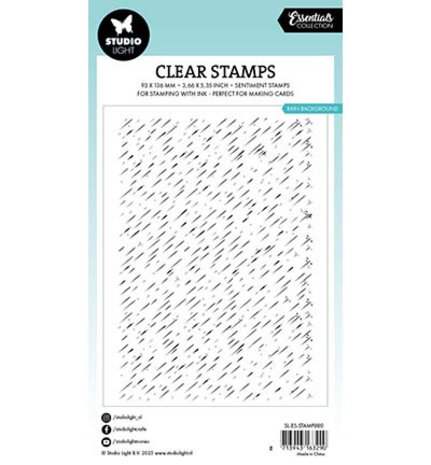 Studio Light Essentials Clear Stamps Rain Background (SL-ES-STAMP880) Studio Light Essentials Clear Stamps Rain Background (SL-ES-STAMP880)