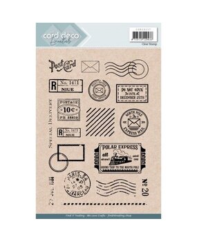 Card Deco Clear Stamp Post Card (CDECS157) Card Deco Clear Stamp Post Card (CDECS157)