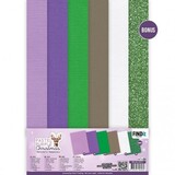 Berrie's Beauties Pastel Purple Christmas A4 Linen Cardstock Pack (BB-A4-10017)