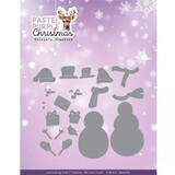 Berrie's Beauties Pastel Purple Christmas Dies Pastel Snowmen (BBD10057)