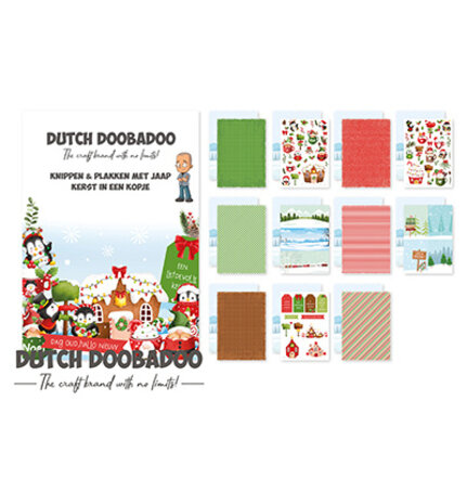 Dutch Doobadoo Knippen en Plakken met Jaap Christmas in a Cup (473.015.001) Dutch Doobadoo Knippen en Plakken met Jaap Christmas in a Cup (473.015.001)
