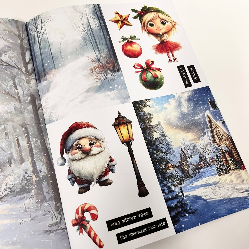 Bella Lulu Winter Vibes A4 Collage Boek (3012/0008) Bella Lulu Winter Vibes A4 Collage Boek (3012/0008)