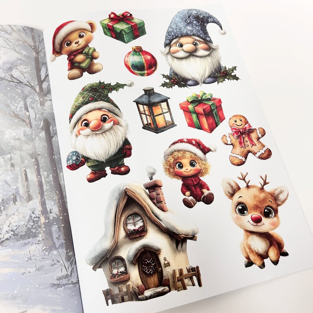 Bella Lulu Winter Vibes A4 Collage Boek (3012/0008) Bella Lulu Winter Vibes A4 Collage Boek (3012/0008)