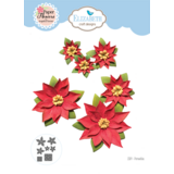 Elizabeth Craft Designs Festive Holly Dies Poinsettia (2269)