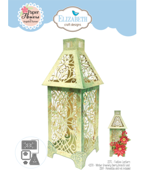 Elizabeth Craft Designs Festive Holly Dies Festive Lantern (2275)