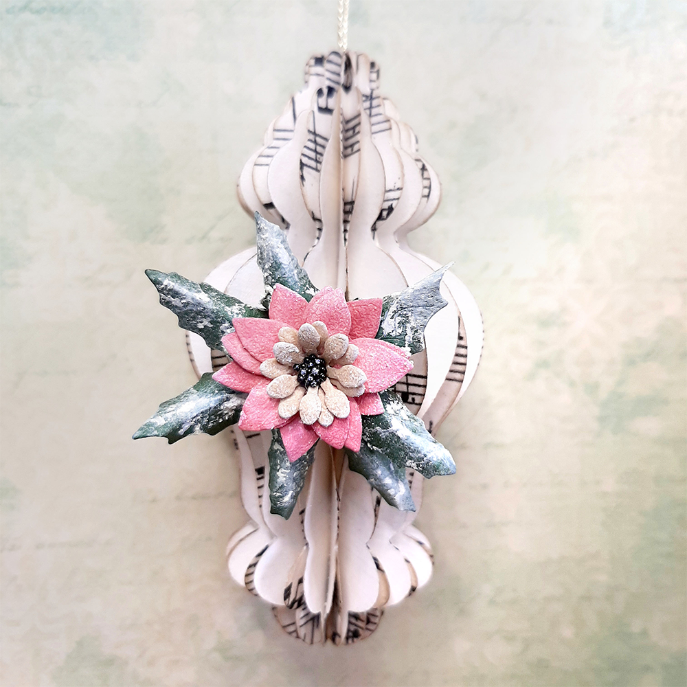 Elizabeth Craft Designs Festive Holly Dies Festive Ornaments (2276)