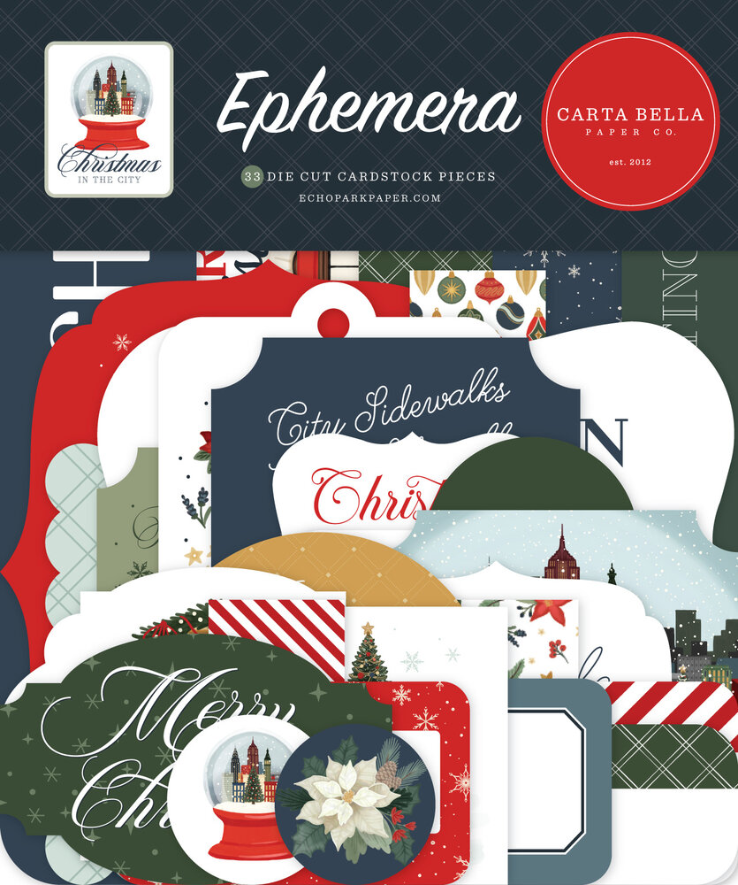 Carta Bella Christmas In The City Ephemera (CBCIC456024) Carta Bella Christmas In The City Ephemera (CBCIC456024)