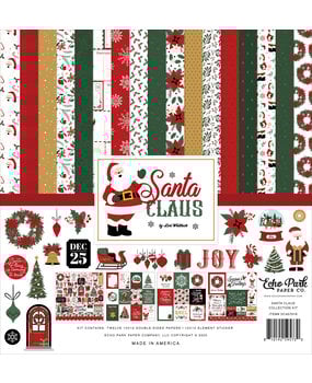 Echo Park Santa Claus 12x12 Inch Collection Kit (SC457016) Echo Park Santa Claus 12x12 Inch Collection Kit (SC457016)