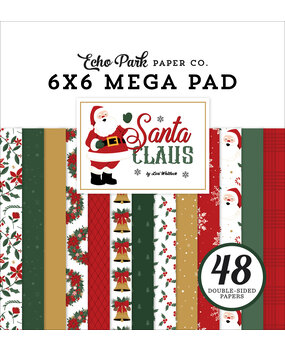Echo Park Santa Claus 6x6 Inch Mega Pad (SC457031) Echo Park Santa Claus 6x6 Inch Mega Pad (SC457031)