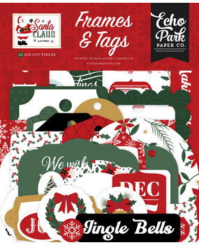 Echo Park Santa Claus Ephemera Frames & Tags (SC457025) Echo Park Santa Claus Ephemera Frames & Tags (SC457025)