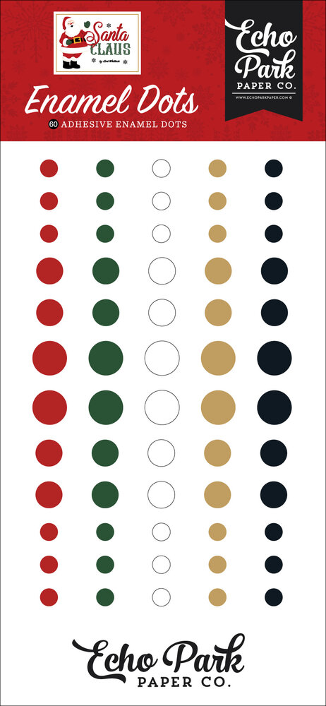 Echo Park Santa Claus Enamel Dots (SC457028) Echo Park Santa Claus Enamel Dots (SC457028)