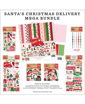 Echo Park Santa's Christmas Delivery 12x12 Inch Mega Bundle (SCD459050) Echo Park Santa's Christmas Delivery 12x12 Inch Mega Bundle (SCD459050)