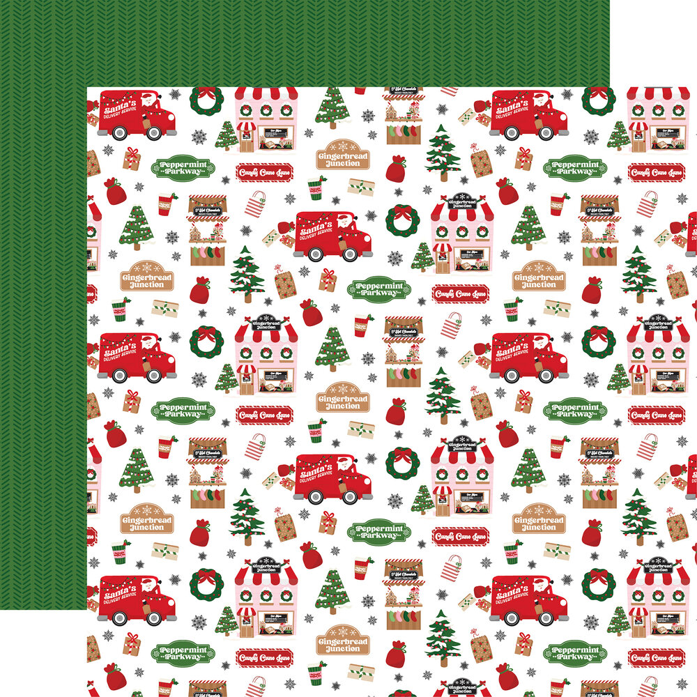 Echo Park Santa's Christmas Delivery 12x12 Inch Collection Kit (SCD459016)